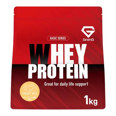 ふるさと納税 茨木市 グロング ホエイプロテイン ベーシック フルーツミックス風味 1kg