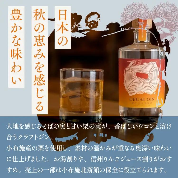 野沢温泉蒸留所 オリジナルジン 「OBUSE GIN（200ml×1本）」 | お酒 アルコール 長野県 信州 野沢温泉村 | Gn2-6