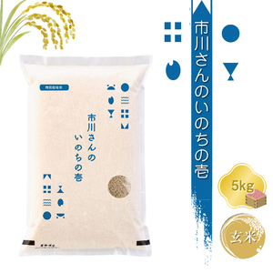 【令和7年産・玄米5kg】特別栽培米 市川さんのいのちの壱（2025年11月出荷開始予定）先行予約 新米 信州【 米 コメ 備蓄品 仕送り おすそ分け 備蓄米 長野県 佐久市 】