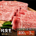 【ふるさと納税】佐賀牛 贅沢切り落とし 選べる内容量 400g / 1kg / 2kg / 3kg 1枚1枚丁寧に巻いてお届け！ 【株式会社いろは精肉店】 お肉 肉 牛肉 冷凍 すきやき すき焼き しゃぶしゃぶ 切落し A4 A5[IAG043]