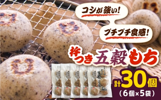 杵つき五穀もち 240g×5袋 | 餅 杵つき もち 丸餅 五穀もち おもち 健康  丸もち 国産 正月 もち米 穀物 焼き餅 ぜんざい おやつ 杵つき餅 島根県雲南市/株式会社吉田ふるさと村 [AIBB020]