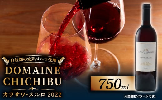 
                  DOMAINE CHICHIBU カラサワ・メルロ 2022　750ml×1本【1741229】
                