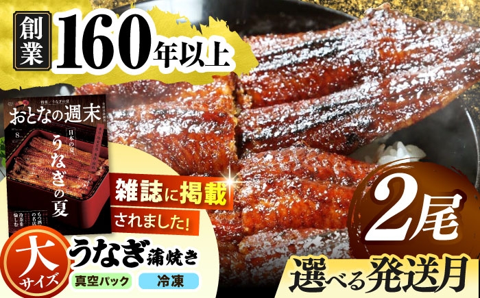 
                  【うなぎや】【選べる発送月】 炭火焼 うなぎの蒲焼き 2尾 【紀州備長炭使用】 鰻 うなぎ ウナギ 土用の丑の日 丑の日 蒲焼き 蒲焼 かばやき 選べる うなぎ 冷凍 便利 簡単 調理 ご飯 美味しい 鰻 ウナギ プレゼント ギフト 贈り物 老舗 真空パック 特大 大 特上 送料無料 多治見市 [TFO002]
                