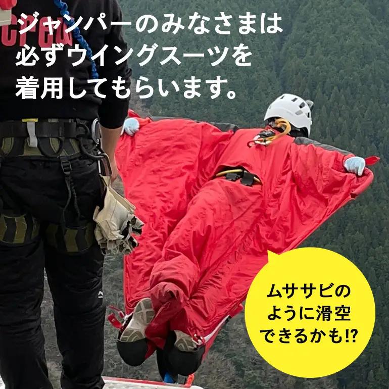 【ふるなびWEEK対象】【高さ215ｍ】日本一のバンジージャンプ「岐阜バンジー」体験券 1名様分 (207)