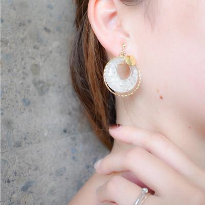 ふるさと納税 大仙市 産あきたこまちのリングピアス |お米のアクセサリー|22_doc-020101 |  | 01