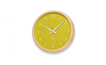 Centaur Clock / PC23-14 YE 壁掛け時計 時計 Lemnos レムノス インテリア 民芸品 工芸品 工芸 伝統技術 壁掛け  FAD-1336