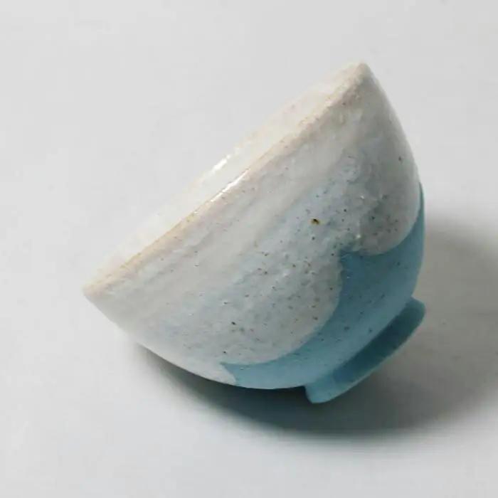 【ペアセット】信楽焼 潮騒（ブルー・ピンク）飯碗 お茶碗 (168575-40037434)