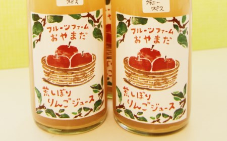すっぱいりんごのジュース３本セット（種類おまかせ）【フルーツファームおやまだ】 / リンゴジュース 100% 飲み比べ ストレート