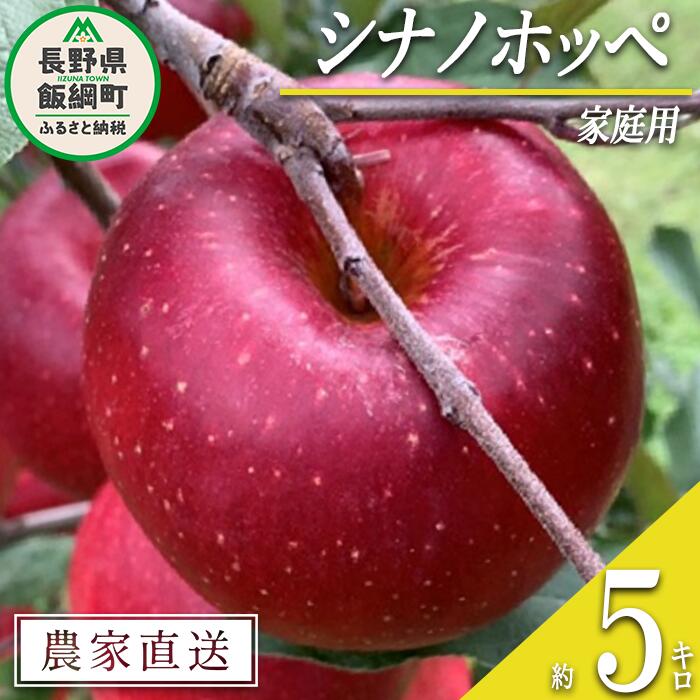 【ふるさと納税】 りんご シナノホッペ 家庭用 5kg ファームトヤ 沖縄県への配送不可 令和7年度収穫分 長野県 飯綱町 〔 信州 果物 フルーツ リンゴ 林檎 長野 15000円 予約 農家直送 〕発送時期：2025年11月上旬〜2025年11月下旬 {**}
