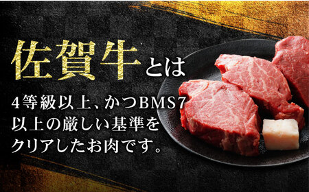 佐賀牛 ヒレ サイコロステーキ 480g すてーき ヒレ 黒毛和牛 [FCV001]
