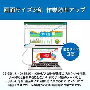 EIZO USB Type-C搭載23.8型モニター FlexScan EV2480-Z ホワイト【1293822】