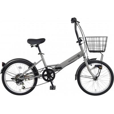 ふるさと納税 四日市市 オリタタミ自転車20型6段変速　LEDオートライト　マットモカ