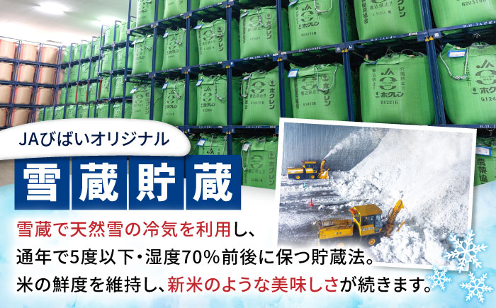 雪蔵工房 ゆめぴりか 5kg | JAびばい [BOAF003]