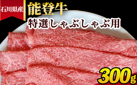 石川県産 能登牛（A4～A5）特選しゃぶしゃぶ用 300g ※2025年1月以降に順次発送予定