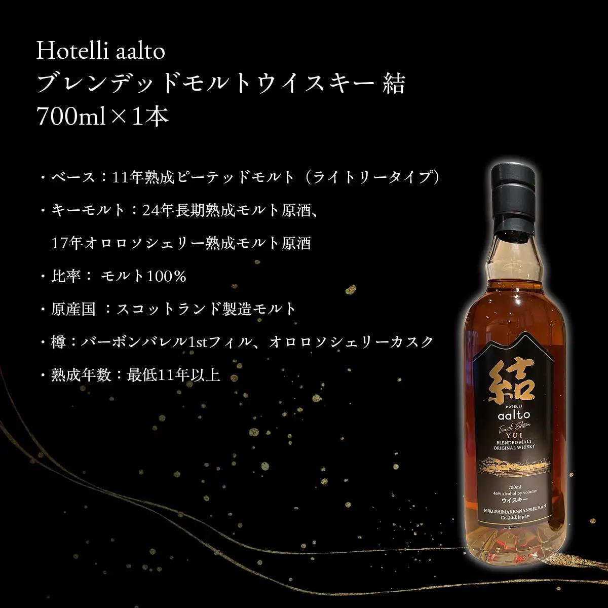 Hotelli aalto ブレンデッドモルトウイスキー 結 KBG002