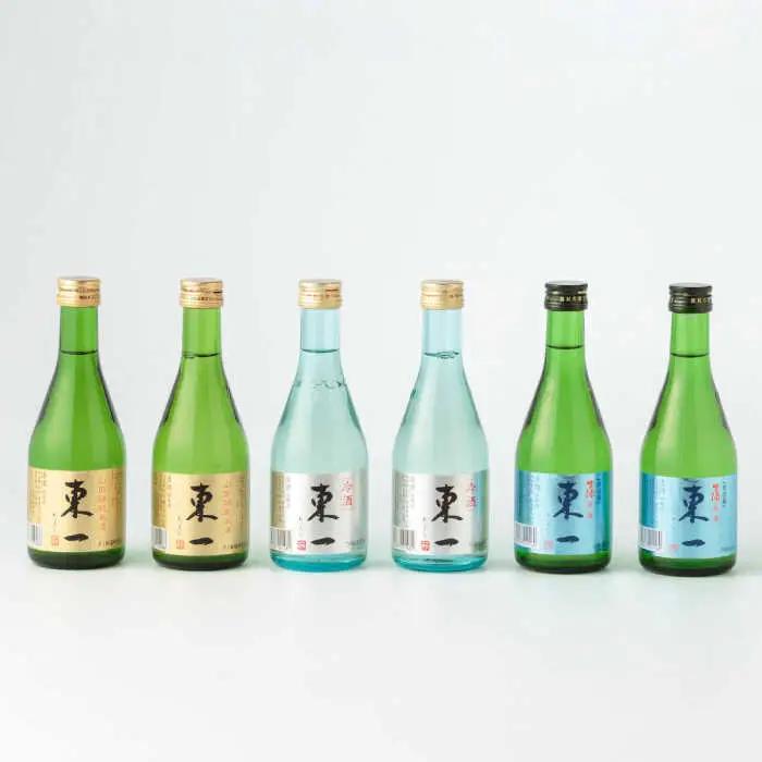 東一 飲み比べセットB（山田錦純米酒・冷酒・生酒）300ml×6本 / 佐賀県 / 有限会社嬉野酒店 [41AIAA010]