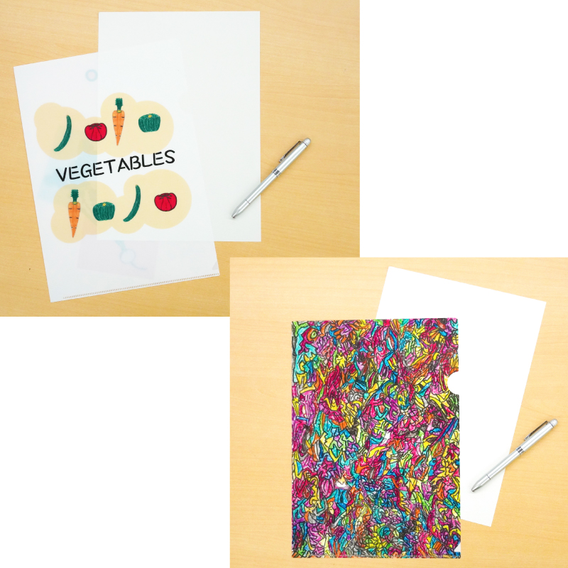 【障がい福祉事業所製作】 オリジナルクリアファイルセット（３枚入り） 障がい福祉事業所製作 オリジナルクリアファイルセット ３枚入り オリジナル クリアファイル セット 文房具 文具 事務用品 かわい