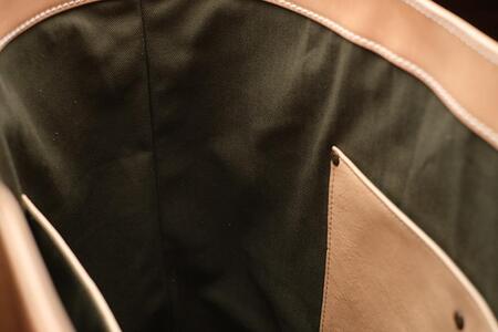 天神ワークス トートバッグTT01L【DARK BROWN】