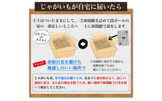 福岡農園 じゃがいも メークイン 10kg箱でお届け 《6月上旬-9月中旬頃出荷》 馬鈴薯 ジャガイモ カレー フライドポテト---sh_fukuptt_ae69_23_9000_10kg---