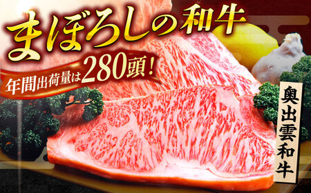【全3回定期便】【奥出雲和牛】サーロインステーキ 600g(200×3枚) ブランド牛 焼肉 霜降り 高級 人気 ギフト おすすめ 島根県雲南市/島根県農業協同組合　雲南地区本部 畜産加工所[AIBQ