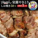 【ふるさと納税】3ヵ月 定期便 室蘭やきとり しお焼き 50本 焼き鳥 【ふるさと納税 人気 おすすめ ランキング 定期便 室蘭 やきとり しお焼き 50本 焼き鳥 串焼き 鶏肉 豚肉 肩ロース 肉 塩 串 おつまみ 酒 醤油 セット 大容量 詰合せ 北海道 室蘭市 送料無料】 MROA016