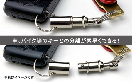 【ブラウン】【ギルドデザイン】ジュラルミン 削り出しキーオーガナイザー（6色）亀山市/有限会社ギルドデザイン キーケース キーリング 日本製 [AMAA009-6]