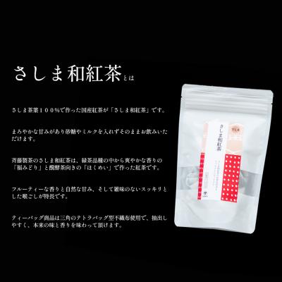ふるさと納税 境町 お茶農家の さしま和紅茶 ティーバッグ 75個入り(15P×5袋) |  | 01