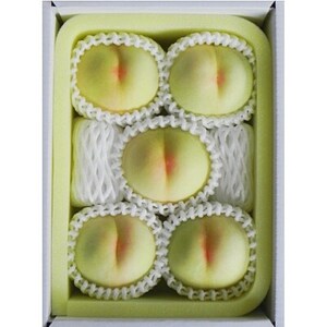 岡山県産　白桃 5玉(1.5kg以上) 等級:ロイヤル 木箱入り【配送不可地域：離島・北海道・沖縄県】【1499101】