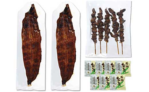 紀州備長炭　炭焼うなぎ蒲焼2本（特大） 　炭焼きも串セット Y005_イメージ2