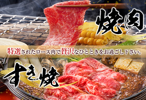 宮崎和牛『齋藤牛』特選肩ロース焼肉＆スライス 合計1kg【D117-60】