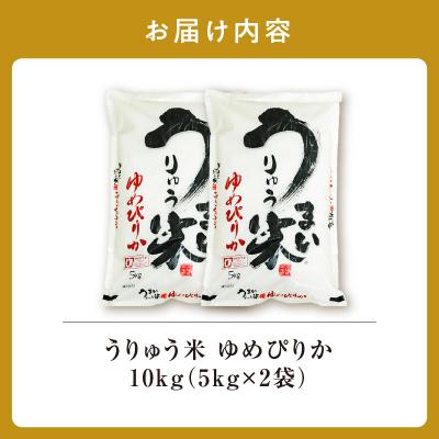 ふるさと納税 雨竜町 【3月発送】 うりゅう米 ゆめぴりか 10kg(5kg×2袋)令和7年産