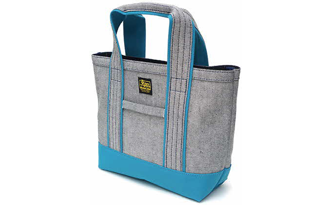 バンナイズ　スタッフオーダートート／Akiモデル　ライトデニム×ターコイズブルー ファッション かばん トートバッグ カバン バッグ