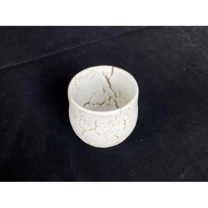 【ふるさと納税】湯呑み 白（8cm）