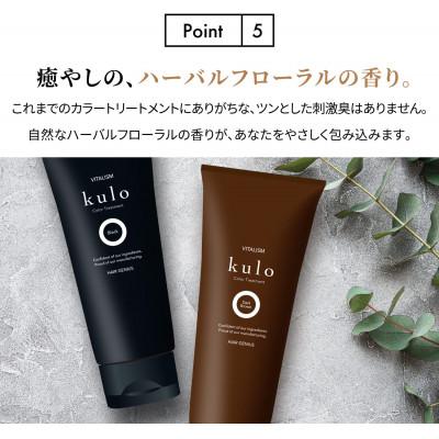 ふるさと納税 精華町 VITALISM バイタリズム カラートリートメント kulo 2本セット (ブラック) |  | 03