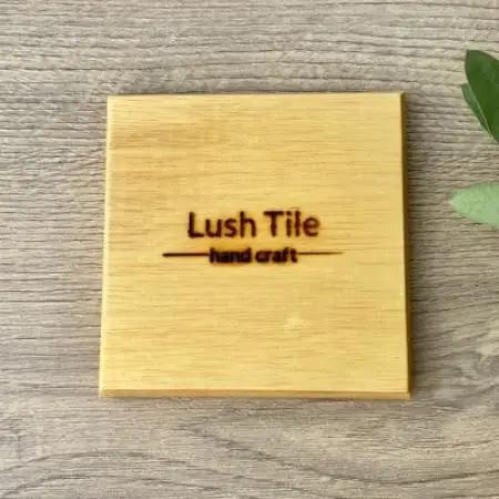 タイルコースター5枚セット(クリア・アーチフレーム)【1722411】