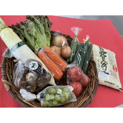 【ふるさと納税】三重県いなべ市の農産物直売所「ふれあいの駅うりぼう」お米・旬の新鮮野菜・果物【配送不可地域：離島・北海道・沖縄県】【1201284】