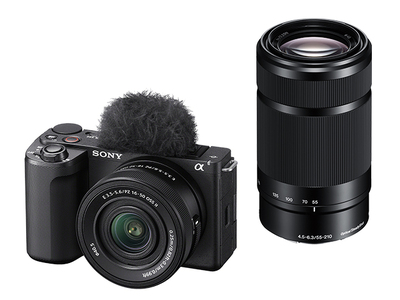 ソニー デジタル一眼 カメラ VLOGCAM ブラック (ダブルズームレンズキット) ZV-E10M2X BQ [9月末掲載終了]  SONY 撮影 写真 動画