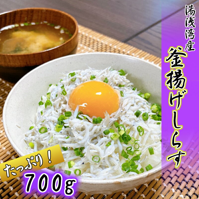 【ふるさと納税】 【訳あり・ご家庭用】無添加☆釜揚げしらす！約700g 【家庭用簡易包装】【ご用意ができ次第、順次発送いたします】 【NGT14】 | しらす 魚 お魚 さかな 食品 人気 おすすめ 送料無料