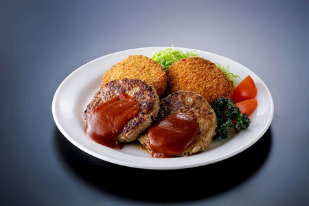 【ボリューム満点！】京都府産 黒毛和牛 牛肉 ハンバーグ ＆ コロッケ 15個 セット （ ハンバーグ 国産牛 冷凍 調理済み 和牛ハンバーグ 和牛コロッケ コロッケ 冷凍 お弁当 おかず 子供 京都