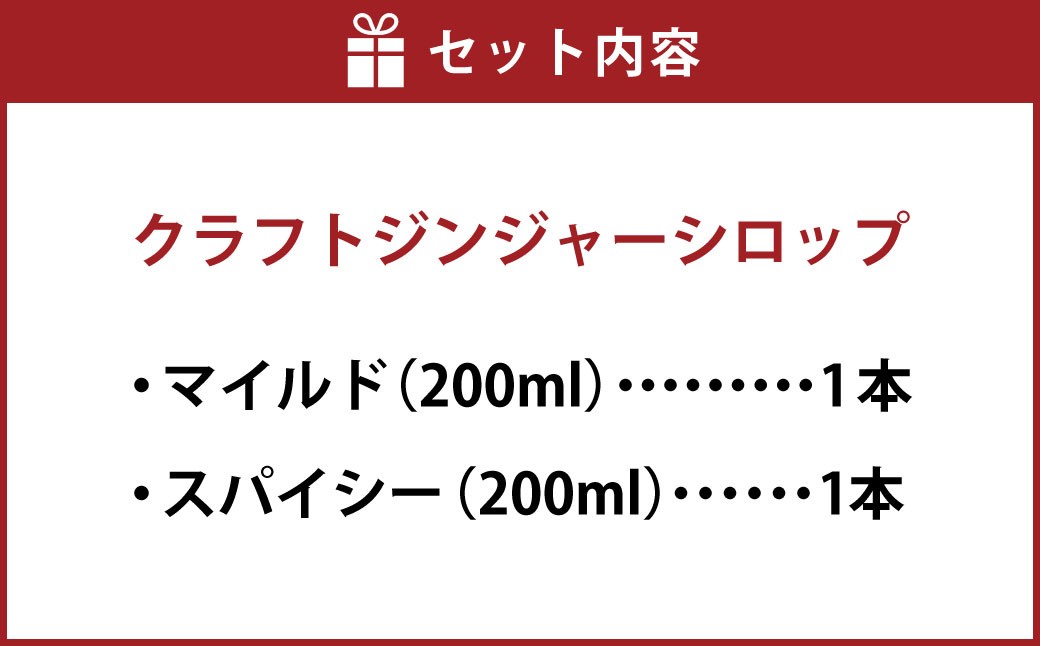 【ギフト包装対応】Craft GingerS＆M 200ml