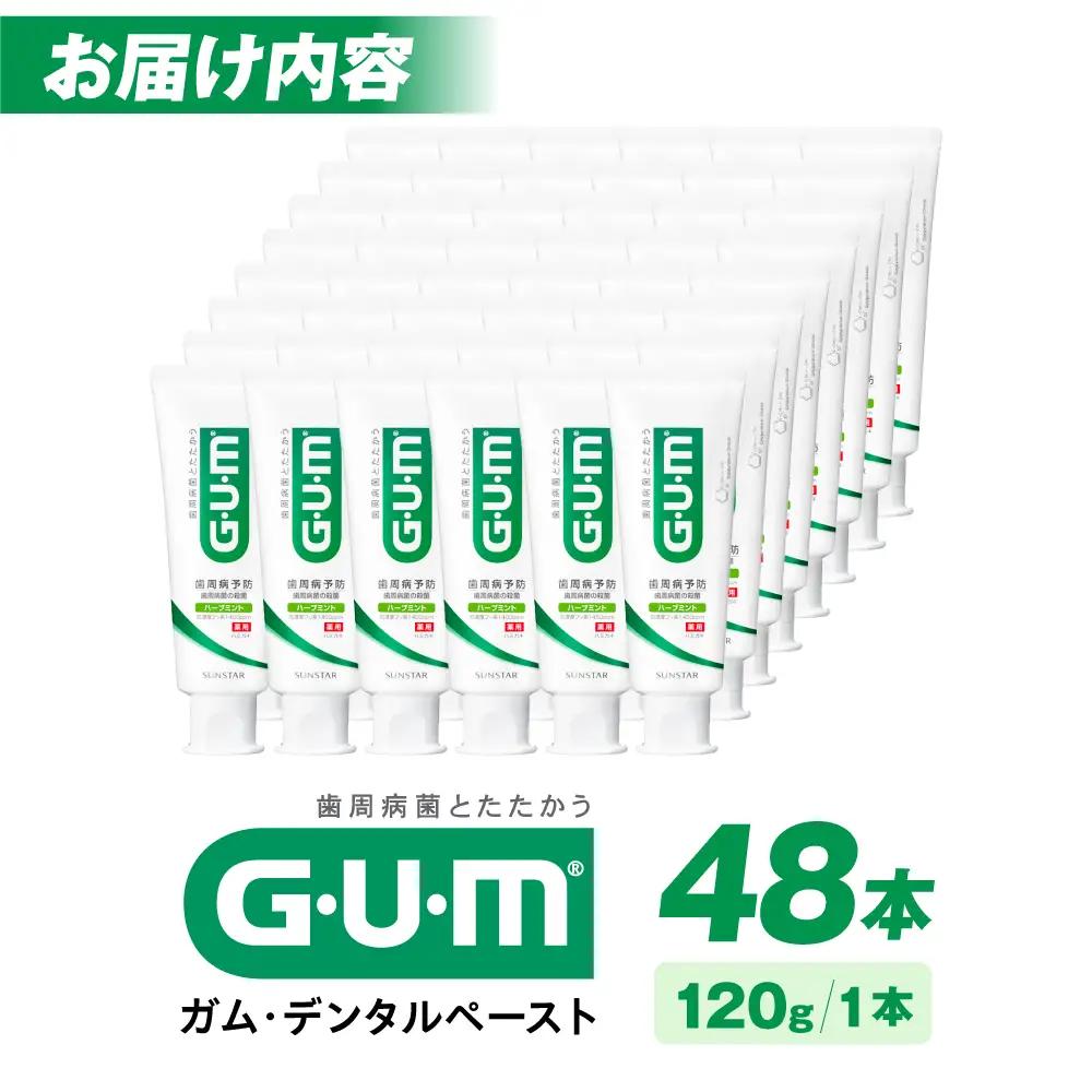 GUM デンタルペースト(ST) 120g×48本[AOAD011] 歯磨き粉