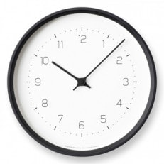 NEUT wall clock / ブラック(KK22-09 BK)