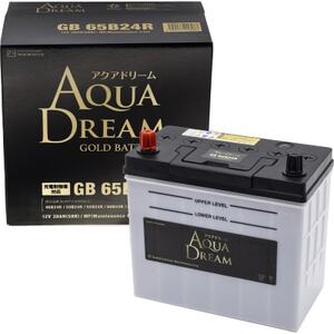 AQUADREAM GOLD 自動車始動用バッテリー 充電制御車対応  65B24R 1個【配送不可地域：沖縄県】【1608285】