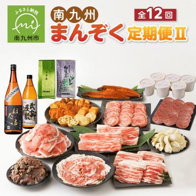 ふるさと納税 南九州市 【発送月固定定期便】南九州まんぞく定期便2全12回