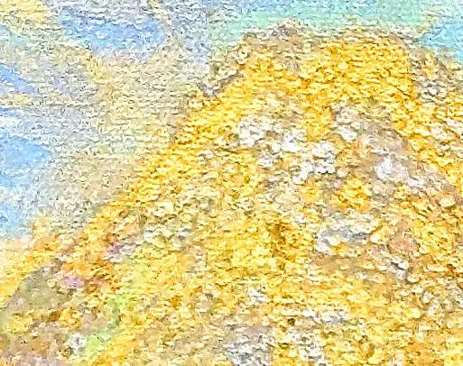 絵画 富士山溶岩パワーアート「富士彩響5繁栄の頂」 絵画