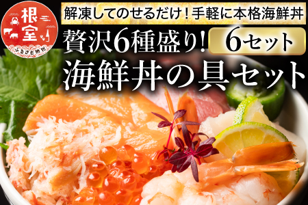 海鮮丼の具(6種盛り)×6セット B-10008