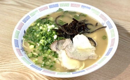 冷凍 ラーメン 5食入り 豚骨 拉麺 福岡県 チャーシュー きくらげ（王塚古墳のある町桂川町）