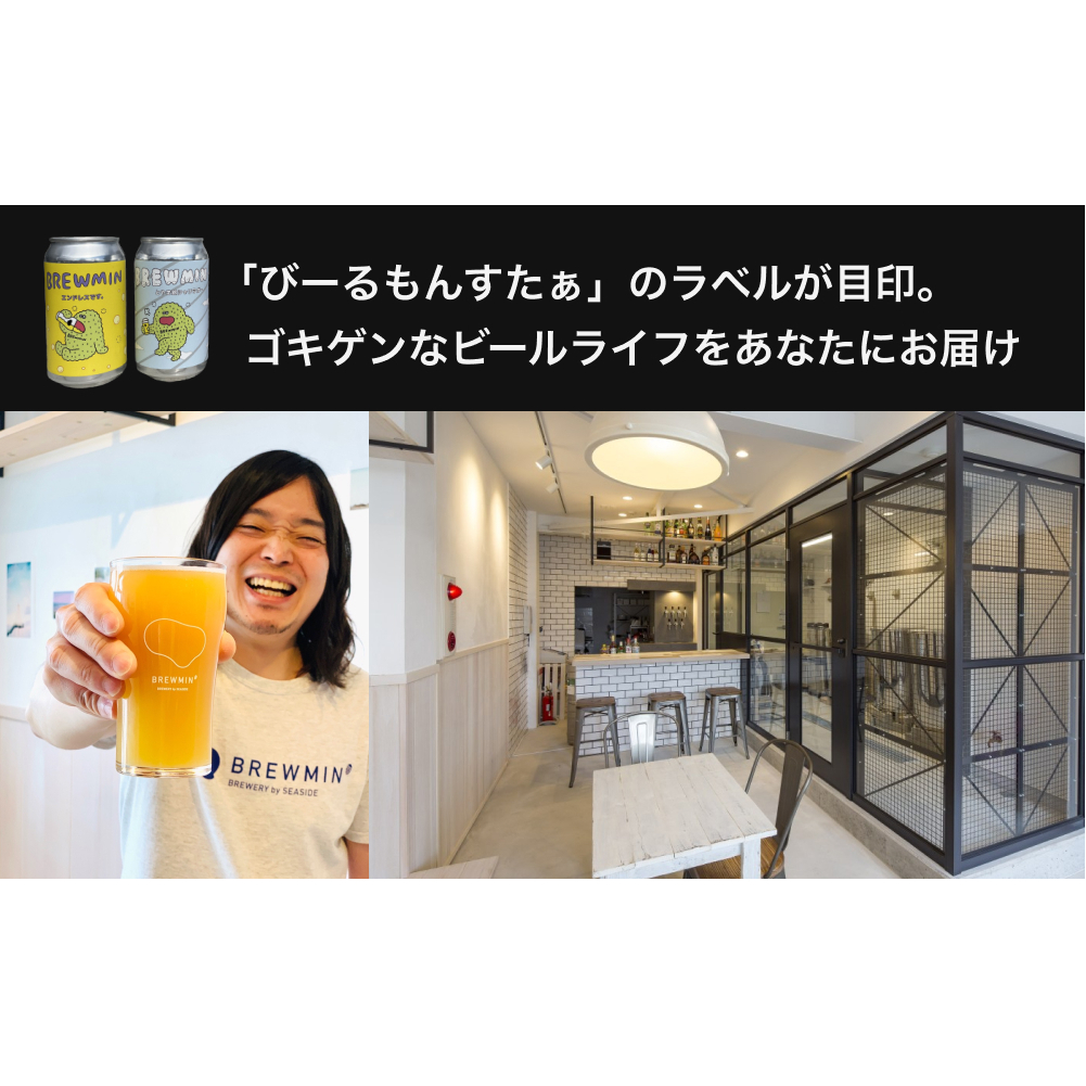 クラフトビール「とやま銀シャリラガー」6本セット 【BREWMIN'の定番ビール】 富山県 氷見市 地ビール ビール ６ 缶 詰め合わせ