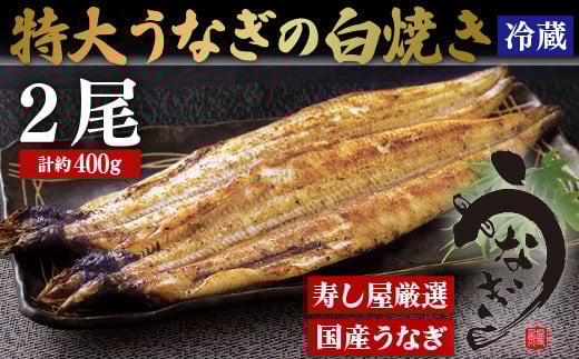 寿し屋厳選!特大うなぎの白焼き(国産)