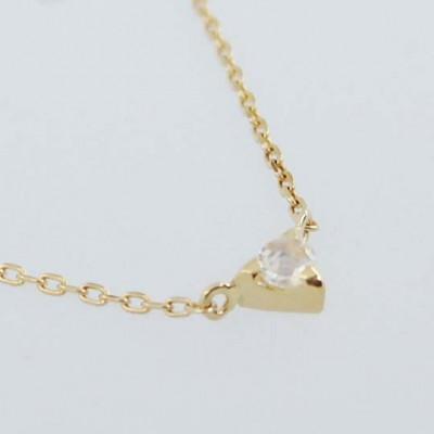 ふるさと納税 中央市 K18イエローゴールドムーンストーンネックレス |  | 01